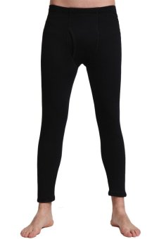 Liang Rou Men's Fleece Lined Stretch Thermal Pant  