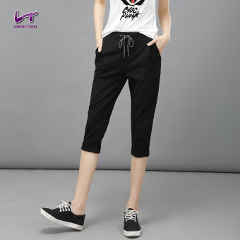 Likener Trend Women Harem Pant Soft and comfortable Calf-length Pant (Black) (Intl) - intl  