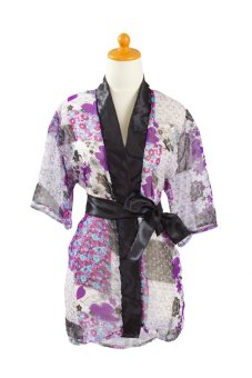 Lingeriexlingerie L-1019 Sexy Cute Flower Kimono Lingerie Costume  