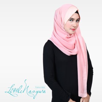 Little Nasywa - Jilbab / Hijab Square Shawl mix Pashmina Salem  
