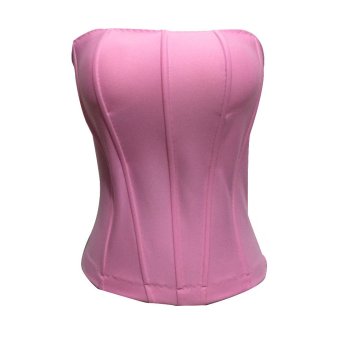 LocalBrand ID Bustier Aleza Project Tulang 8 Cup Baby Pink  