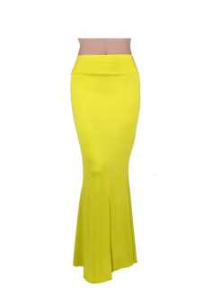 Long Maxi Skirt (Yellow)  