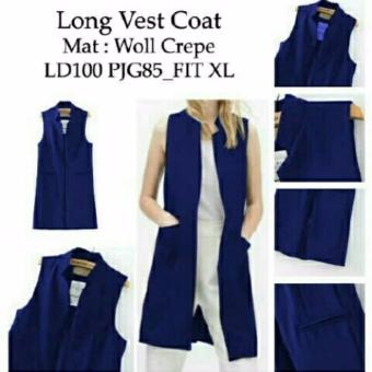 Long Vest Coat Navy RSQ  