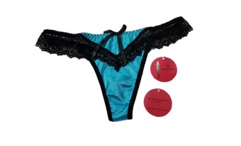 Love Secret Sexy Satin Panties/Underwear 8007-4 ~ Blue  