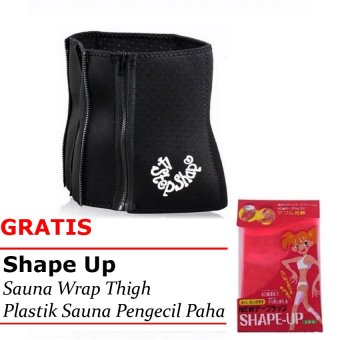 Lucky - 4 Step - Korset + Shape Up Sauna Wrap Thigh - Plastik Sauna Pengecil Paha  
