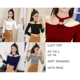 LUCY TOP | ATASAN WANITA | SABRINA WANITA | BAJU CEWE  