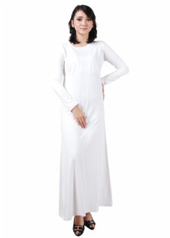 Mamalooks Gamis Manset Menyusui - Putih | Lazada Indonesia