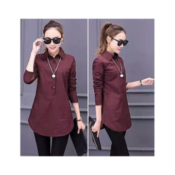 ... mamamia collection kemeja tunik sovia maroon
