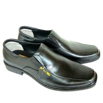 Man Dien Sepatu Kulit Pantofel Pria Export Quality PDH SJ160-HT (Hitam)  