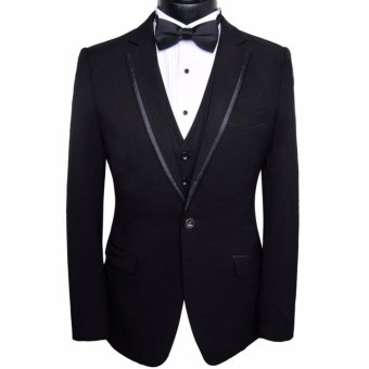 Manzone - Fashion Pria Jas Formal Modern -Hitam  