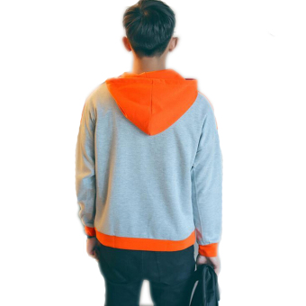 Men's Casual Spell Color Hooded Hedging Hooded Hoodies - Intl  