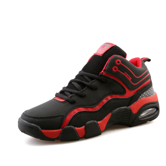 Men's Popular Sneakers Mesh Lace-up Sports Shoes Plus Size EU39-EU45(Red) - Intl  