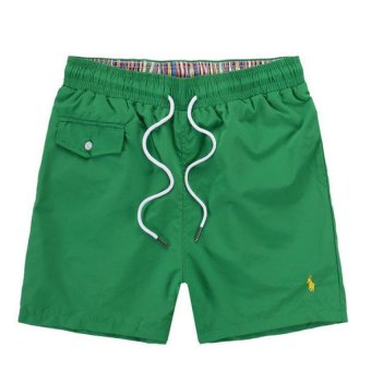 'Men''s Quick-drying Beach Pants Men''s Casual Pants Surf Shorts-Dark Green - Intl'  