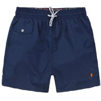 'Men''s Quick-drying Beach Pants Men''s Casual Pants Surf Shorts-Dark Blue - Intl'  