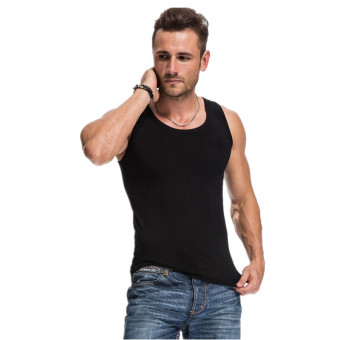 Men's Slim Fit Vest (Black)  