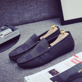 Men's Slip-ons Casual Men Low-Cut Shoes Fashion Business Loafer (Black) - intl  