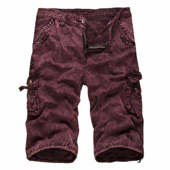 Men's summer casual cotton camouflage Chino shorts loose Shorts. - intl  