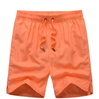 Men's Summer Quick-dry Surf Board Beach Shorts (Orange)  