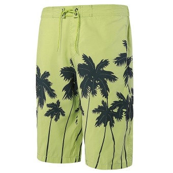 Men's Summer Quick-dry Surf Board Beach Shorts (Yellow)  