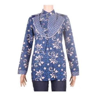 Mila Style Baju Blouse / Blus Batik Varian Feby - Multicolor  