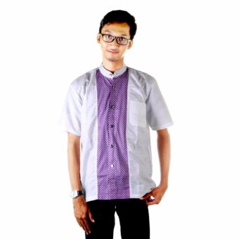 Mila Style Baju Kemeja Koko Batik Varian Ivan - Multicolor  