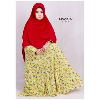 Miranda dress by uwais hijab (lemon)  