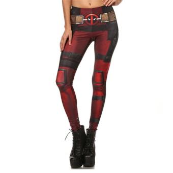 MITPS Super HERO Women Leggings Fitness Deadpool Leggings 3D Printed Pants - intl  