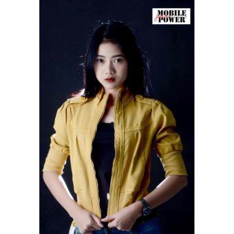 Mobile Power Ladies Bolero Jacket [Yellow]  
