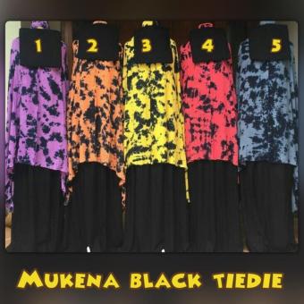 Mukena Black Tiedie Warna No.1  