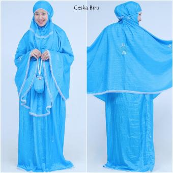 Mukena Parasit Ceska Cantik Biru  