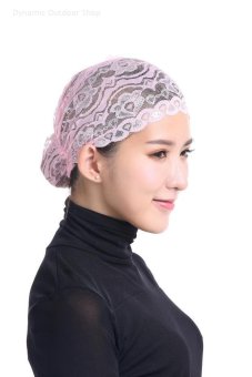 Muslim Inner headband Women Scarf fashion headband soft breathable hijab - pink - intl  