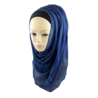 Muslim Islamic Hijab Voile Shawls Plain Scarf MSL001-12# (Intl)  