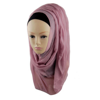 Muslim Islamic Hijab Voile Shawls Plain Scarf MSL001-8# (Intl)  