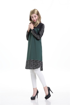 Muslim Women's Dress (Dark Green) - Intl  
