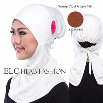 Mysha Hijab - Ciput Antem Tali - Coklat Bata by ELC  