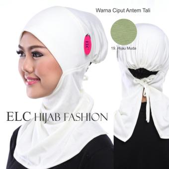 Mysha Hijab - Ciput Antem Tali -Hijau Muda by ELC  
