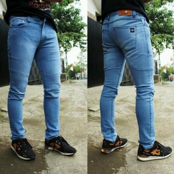 NAKENT celana jeans skiny pria celana pensil \[bioblitz]\  