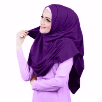 Narinda Hijab Kerudung Instan - Ungu  