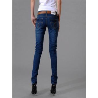 New Stretch Jeans for Women Elastic Autumn Jeans Woman Skinny Trousers High Waist Women's Jeans Plus Size Femme Blue Women's Pants - intl  