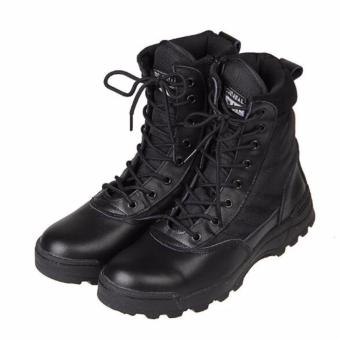 NEW Tactical Army Mens Lace Up Shoes Sports Desert Ankle Boots Waterproof ?black? - intl  