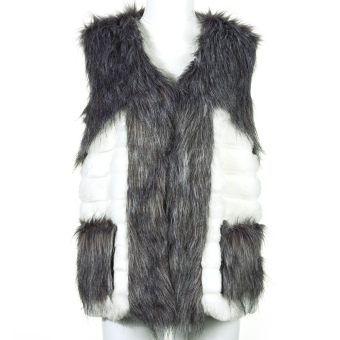 New Women Vest Waistcoat White  