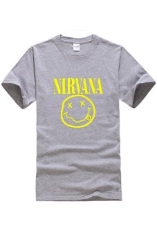 Nirvana 3d Printed Design Hip Hop Casual Quality Men T-shirt  