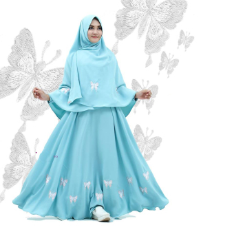 Nuranitex Busana Muslim Yumna Dress Exclusive - Toska  