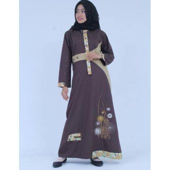 Nuranitex Gamis Bordir Muslim Modern GP115CT - Elegan  