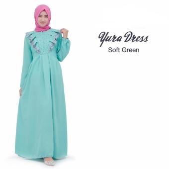 Nuranitex Yura Dress Exclusive - Soft Gren  