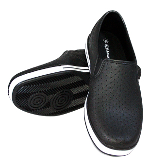 OFASHION Sepatu Slop Pria RE-SAF-1115 - Hitam - 39  