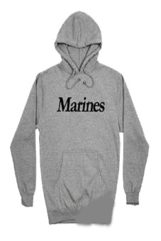 Ogah Drop Hoodie Marines-Grey  