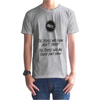 Ogita Tee - Kaos Pria - Kaos Tumblr - Tumblr Tee - Act Like You Know - Abu-abu  