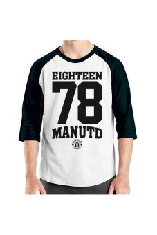 Ordinal Manchester United Edition 12 Raglan - Putih-Hitam  