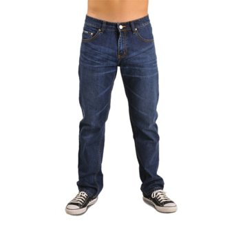 Oreli Estee Regular Men Jeans - Blue Dark Whisker  